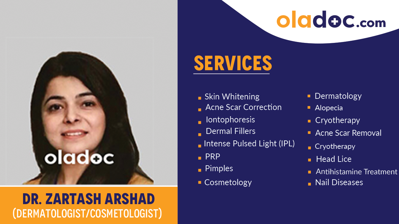 Services provided by dr zartash arshad
